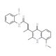 (E)-3-(4-Hydroxy-8-methoxy-2-methylquinolin-3-yl)-N-(2-methoxyphenyl)but-2-enamide (CAS 1072944-93-4) - chemical structure im