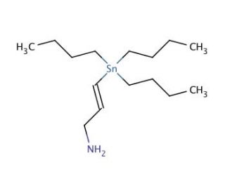 E-3-(Tributylstannyl)-2-propen-1-amine (CAS 202115-92-2) - chemical structure image