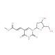 E-5-(2-Carbomethoxyvinyl)-2′-deoxyuridine (CAS 86163-17-9) - chemical structure image