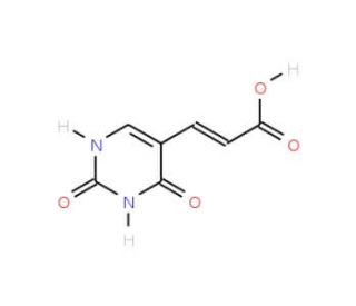 (E)-5-(2-Carboxvinyl)uracil (CAS 57412-59-6) - chemical structure image