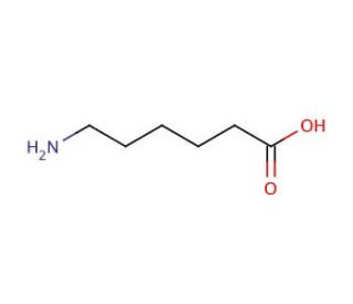 e-Amino-n-caproic Acid (CAS 60-32-2) - chemical structure image