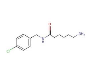 E-Aminocaproyl-p-chlorobenzylamide hydrochloride (CAS 73655-06-8) - chemical structure image