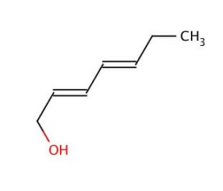 (E,E)-2,4-Heptadien-1-ol (Major) (CAS 33467-79-7) - chemical structure image