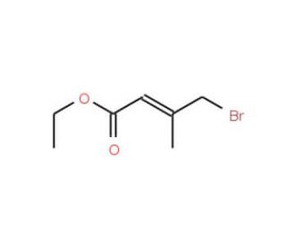 (E)-Ethyl 4-Bromo-3-methyl-2-butenoate (CAS 51318-62-8) - chemical structure image