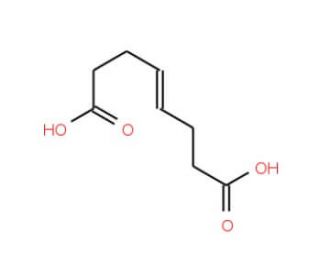 E-Oct-4-ene-1,8-dioic acid (CAS 48059-97-8) - chemical structure image