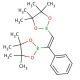 (E)-Phenyl-1,2-ethylenediboronic acid bis(pinacol) ester (CAS 173603-23-1) - chemical structure image