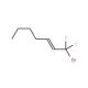 E/Z 1-Bromo-1,1-difluorohept-2-ene (CAS 262296-38-8) - chemical structure image