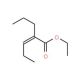 (E,Z) 2-Propyl-2-pentenoic Acid Ethyl Ester (CAS 90124-74-6) - chemical structure image