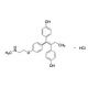 (E/Z)-4,4′-Dihydroxy-N-desmethyl Tamoxifen Hydrochloride - chemical structure image