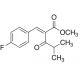 (E/Z)-4-Carboxymethyl-5-(4-fluorophenyl)-2-methyl-pent-4-en-3-one (CAS 122549-26-2) - chemical structure image