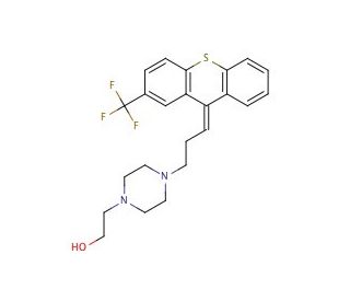 (E/Z)-Flupentixol Dihydrochloride (CAS 2413-38-9) - chemical structure image