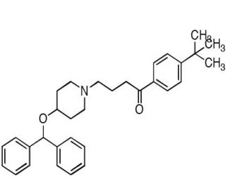 Ebastine (CAS 90729-43-4) - chemical structure image