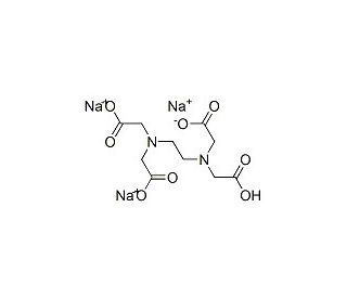 EDTA, 0.5 M, pH 8.0 (CAS 60-00-4) - chemical structure image