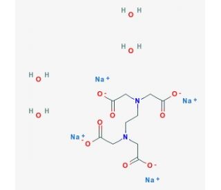 EDTA, Tetrasodium Tetrahydrate Salt - chemical structure image