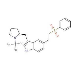 Eletriptan-d3 (CAS 143322-58-1 (unlabeled)) - chemical structure image