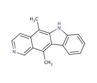 Ellipticine (CAS 519-23-3) - chemical structure image