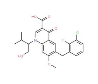 Elvitegravir (CAS 697761-98-1) - chemical structure image