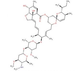 Emamectin B1a (CAS 121124-29-6) - chemical structure image