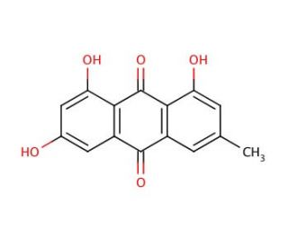 Emodin (CAS 518-82-1) - chemical structure image 