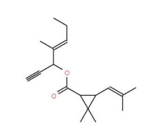 Empenthrin (CAS 54406-48-3) - chemical structure image