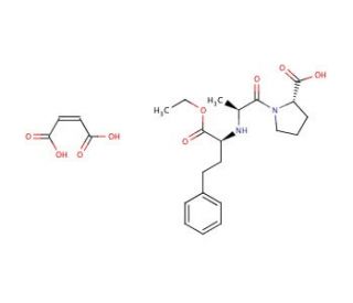 Enalapril Maleate (CAS 76095-16-4) - chemical structure image