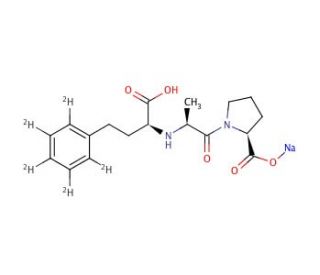 Enalaprilat-d5 Sodium Salt (CAS 1356922-29-6) - chemical structure image