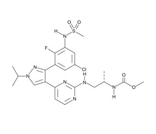 Encorafenib (CAS 1269440-17-6) - chemical structure image