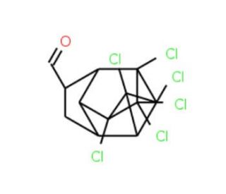 Endrin aldehyde (CAS 7421-93-4) - chemical structure image