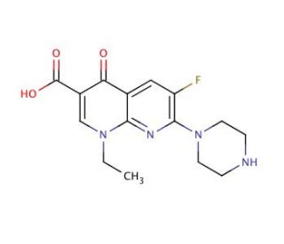 Enoxacin (CAS 74011-58-8) - chemical structure image