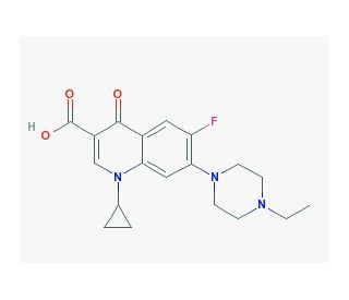 Enrofloxacin (CAS 93106-60-6) - chemical structure image