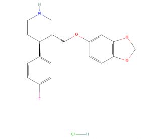 ent-Paroxetine Hydrochloride (CAS 130855-30-0) - chemical structure image