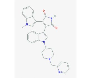 Enzastaurin (CAS 170364-57-5) - chemical structure image