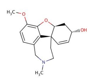 Epi-galanthamine (CAS 1668-85-5) - chemical structure image