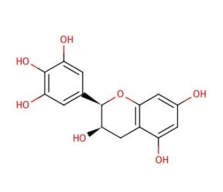 (&minus;)Epigallocatechin (CAS 970-74-1) - chemical structure image
