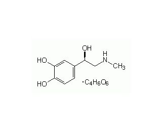 (&minus;)-Epinephrine-(&plus;)-bitartrate (CAS 51-42-3) - chemical structure image
