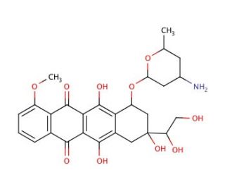Epirubicinol (CAS 76155-56-1) - chemical structure image