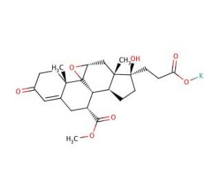 Eplerenone Hydroxyacid Potassium Salt (CAS 95716-98-6) - chemical structure image