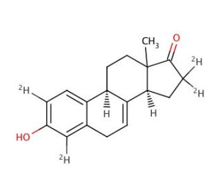 Equilin-2,4,16,16-d4 (CAS 285979-79-5) - chemical structure image