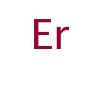 Erbium (CAS 7440-52-0) - chemical structure image