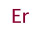 Erbium (CAS 7440-52-0) - chemical structure image
