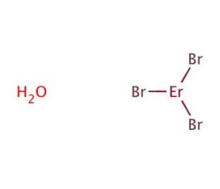 Erbium(III) bromide hydrate (CAS 29843-93-4) - chemical structure image