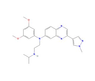 Erdafitinib (CAS 1346242-81-6) - chemical structure image