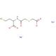 Erdosteine thioacid disodium salt - chemical structure image