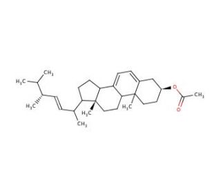 Ergosterol Acetate (CAS 2418-45-3) - chemical structure image