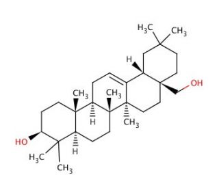 Erythrodiol (CAS 545-48-2) - chemical structure image