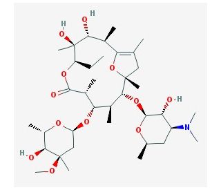 Erythromycin A Enol Ether (CAS 33396-29-1) - chemical structure image