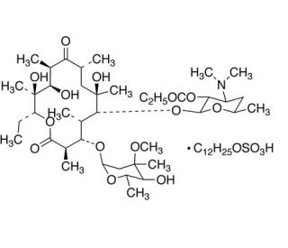 Erythromycin Estolate (CAS 3521-62-8) - chemical structure image
