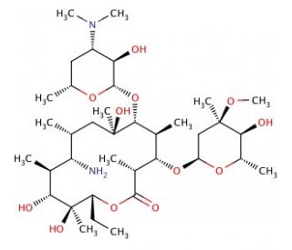 Erythromycylamine - chemical structure image