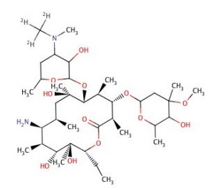 Erythromycylamine-d3 - chemical structure image