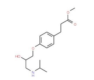Esmolol (CAS 81147-92-4) - chemical structure image